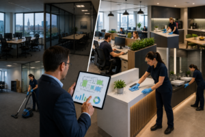 hybrid office cleaning
