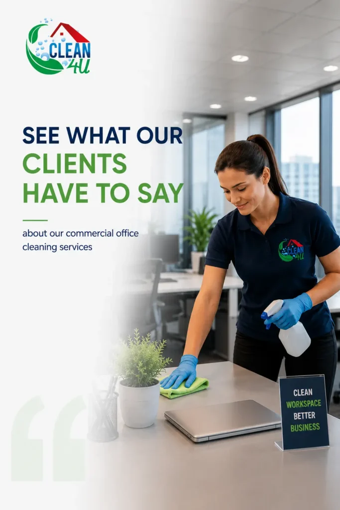 client reviews for our commercial office cleaning services in dublin vert