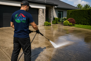 Pressure Washing Prevents Regrowth